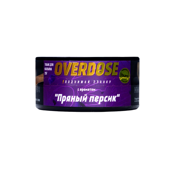 Табак Overdose Kashmir Peach 25 грамм в Якутске