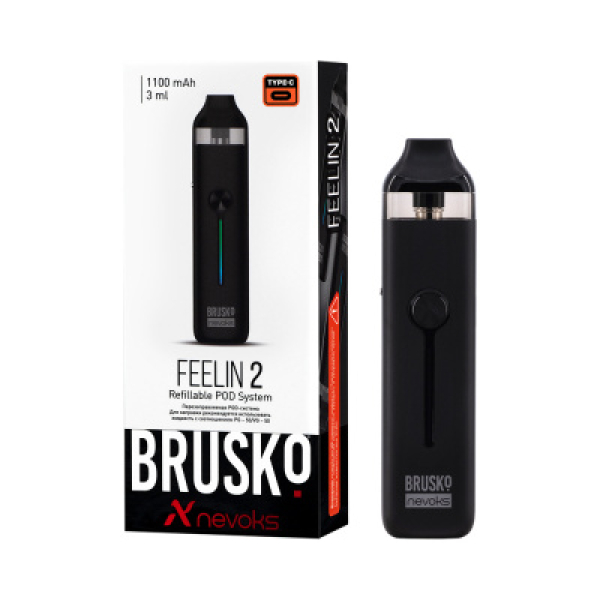 POD-система Brusko Feelin 2 Черный в Якутске