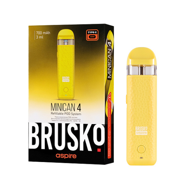 POD-система Brusko Minican 4 Желтый в Якутске