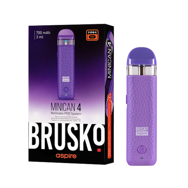 POD-система Brusko Minican 4 Фиолетовый в Якутске