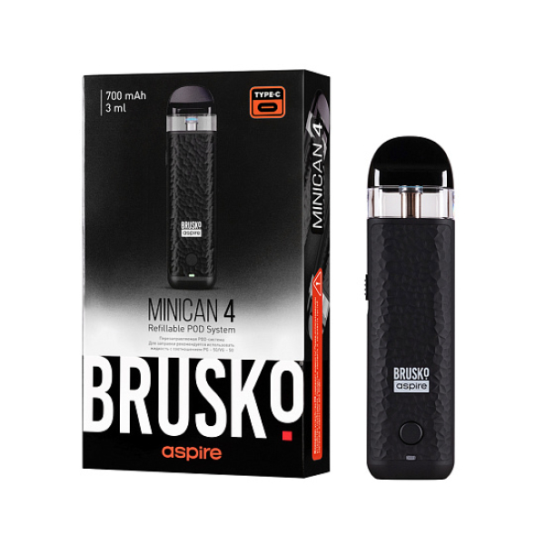 POD-система Brusko Minican 4 Черный в Якутске