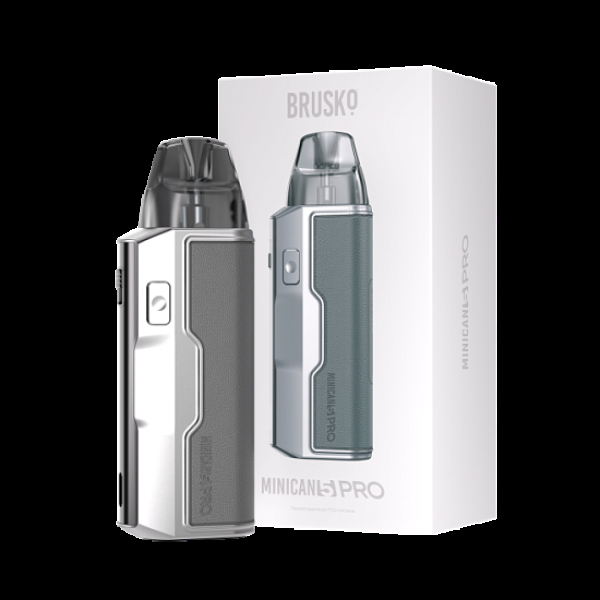 POD-система Brusko Minican 5 Pro Metallic Grey Красный,серый в Якутске