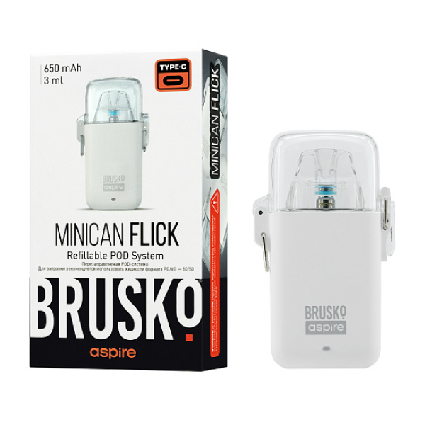 POD-система Brusko Minican Flick Белый в Якутске