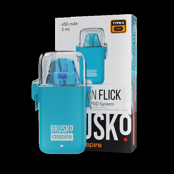 POD-система Brusko Minican Flick Голубой в Якутске