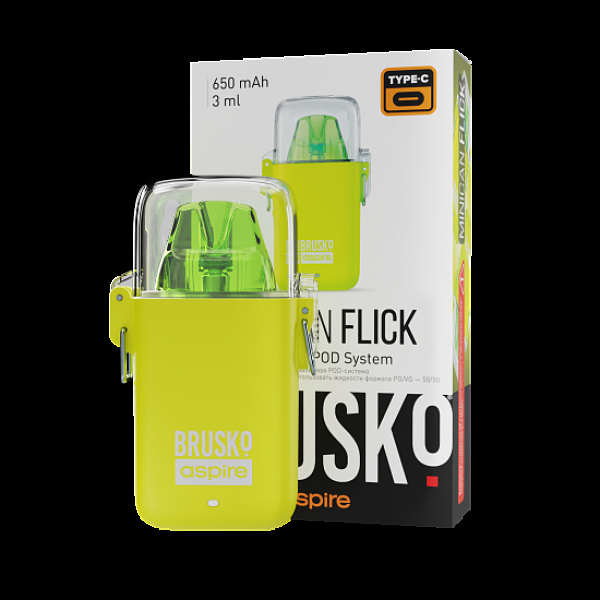 POD-система Brusko Minican Flick Жёлтый в Якутске