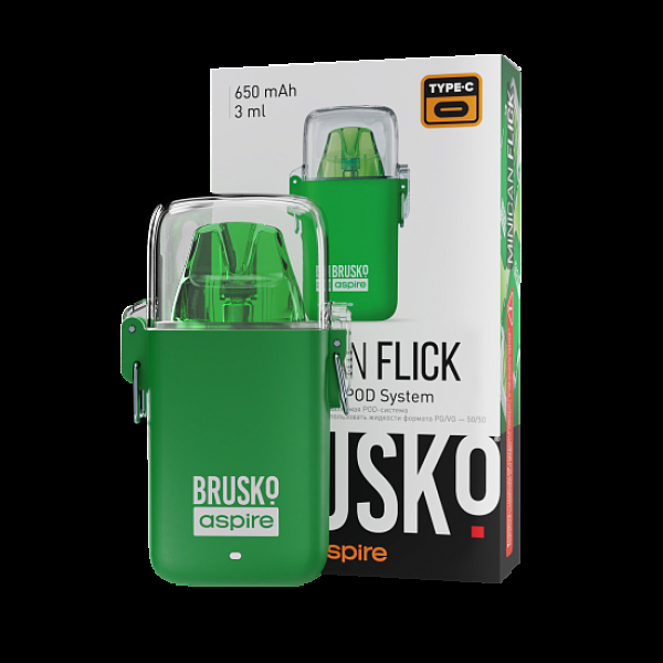 POD-система Brusko Minican Flick Зелёный в Якутске