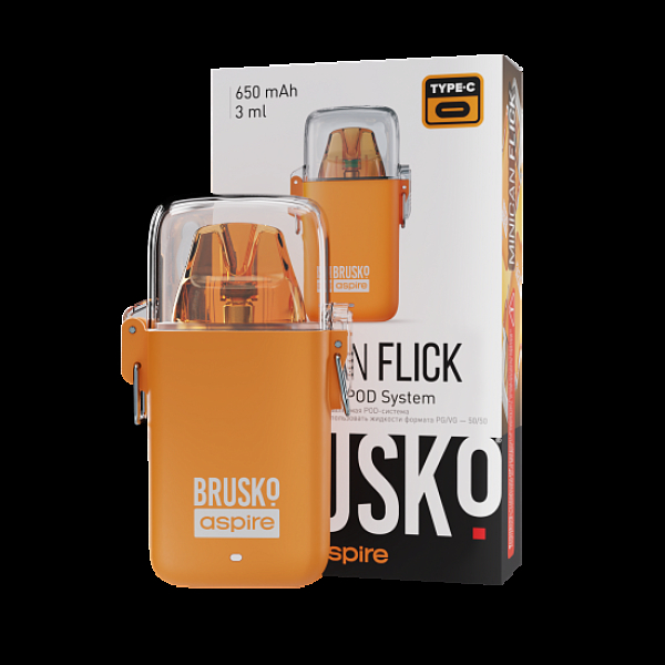 POD-система Brusko Minican Flick Оранжевый в Якутске