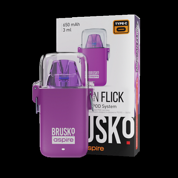POD-система Brusko Minican Flick Фиолетовый в Якутске