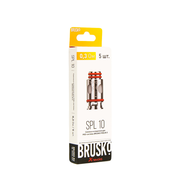 Испаритель Brusko Feelin Spl10 0.3 Ом 5 шт в Якутске