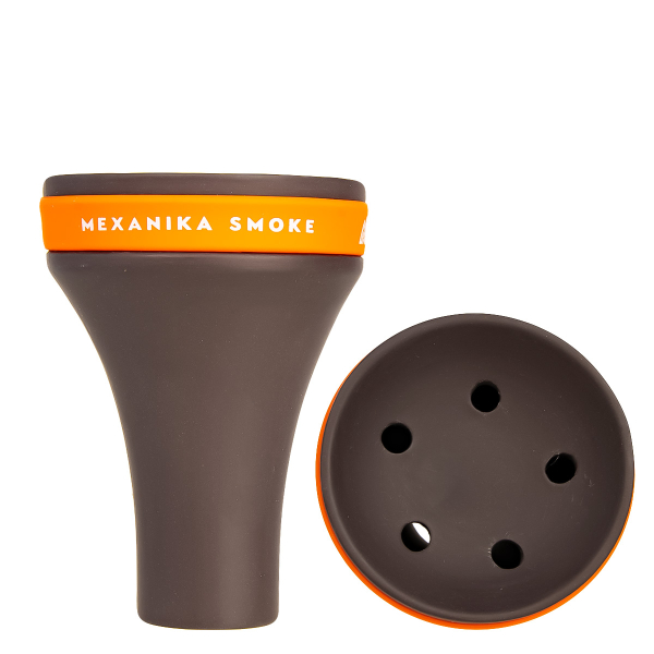 Чаша Mexanika Smoke Fancy Чёрная   С Оранжевым в Якутске