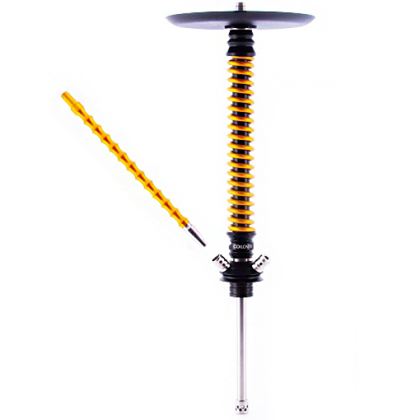 Кальян Mamay Customs V3  Coilovers Черный Gold Anod в Якутске