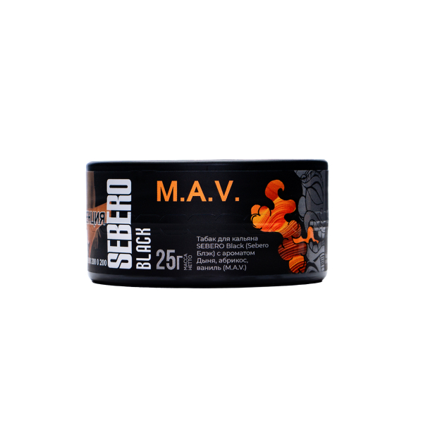 Табак Sebero Black Black M.a.v. 25 грамм в Якутске