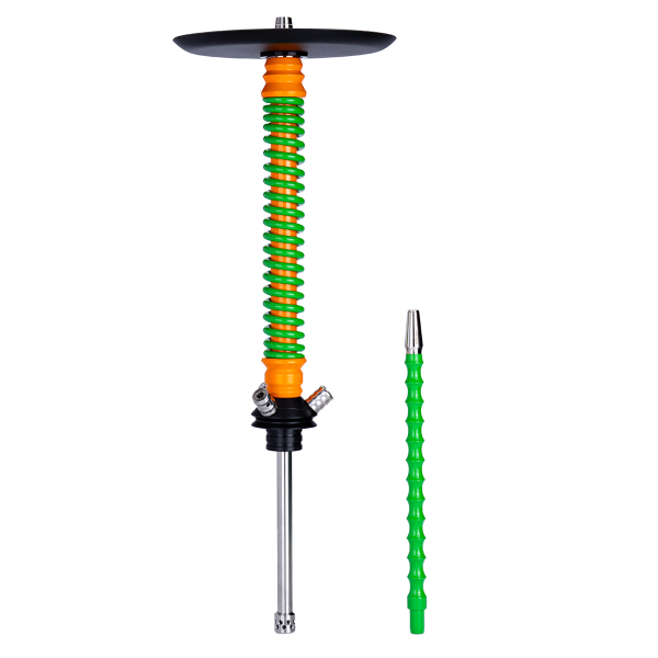 Кальян Mamay Customs Coilovers Оранжево Салатовый в Якутске