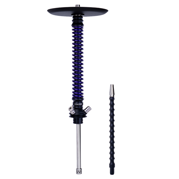 Кальян Mamay Customs Coilovers Чёрно Фиолетовый Лак в Якутске