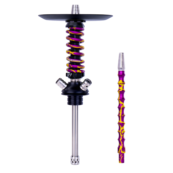 Кальян Mamay Customs Coilover Micro Пурпурно Золотой Сплеш в Якутске