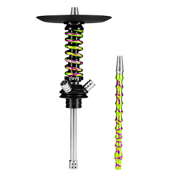 Кальян Mamay Customs Coilover Micro Салатово Пурпурный Сплеш в Якутске