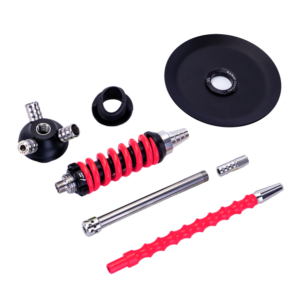 Кальян Mamay Customs Coilover Micro Чёрно Розовый в Якутске