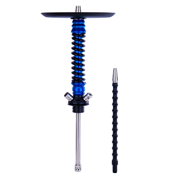 Кальян Mamay Customs Coilovers Mini Голубой Лак Черный в Якутске