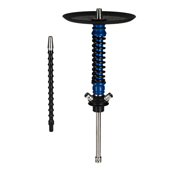 Кальян Mamay Customs Coilovers Mini Голубой Лак Черный Грав. Калиграфия в Якутске