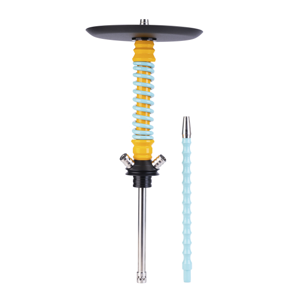 Кальян Mamay Customs Coilovers Mini Жёлто Мятный Грав. Котофаки в Якутске