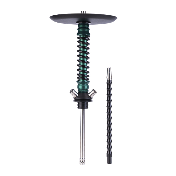 Кальян Mamay Customs Coilovers Mini Зелёный Лак Чёрный   Гр. Кубы в Якутске
