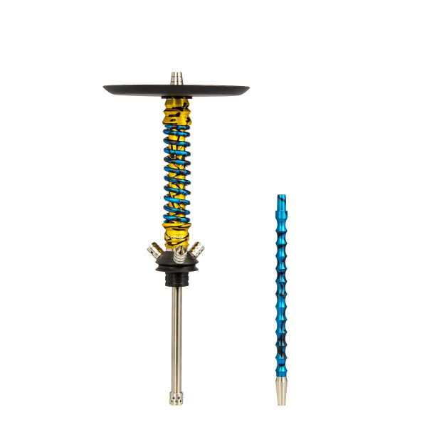 Кальян Mamay Customs Coilovers Mini Золотой Сплеш Голубой Сплеш в Якутске