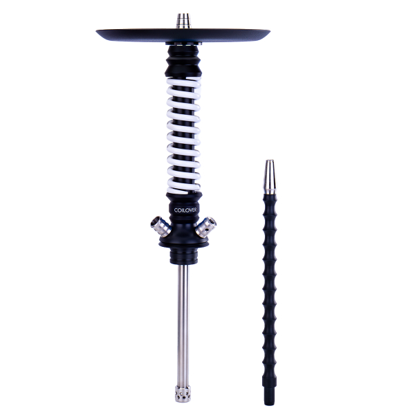 Кальян Mamay Customs Coilovers Mini Чёрно Белый   Гр. Кит в Якутске