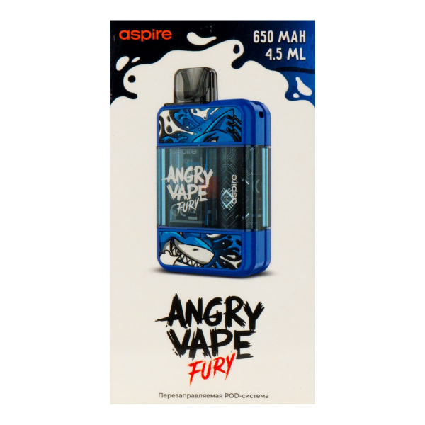 POD-система Brusko Angry Vape Fury 650 Mah Синий в Якутске
