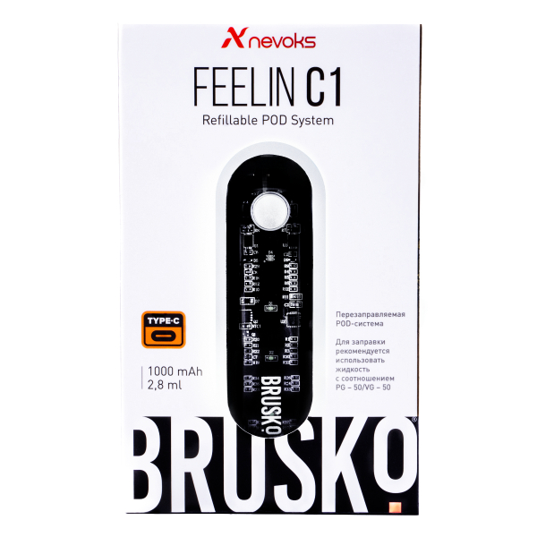 POD-система Brusko Feelin C1 Белый в Якутске