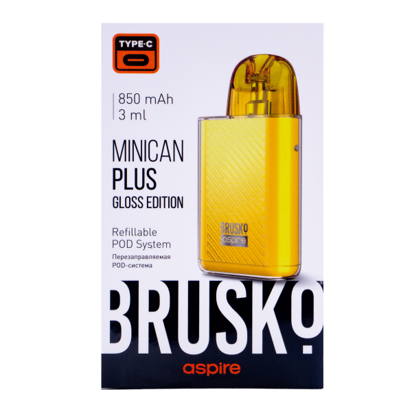 POD-система Brusko Minican Plus Gloss Edition Жёлтый в Якутске