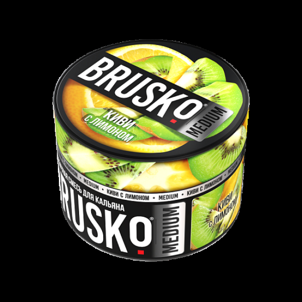 Бестабачная смесь Brusko Киви С Лимоном Medium 50 грамм в Якутске