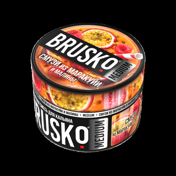 Бестабачная смесь Brusko Смузи Из Маракуйи И Малины Medium 50 грамм в Якутске