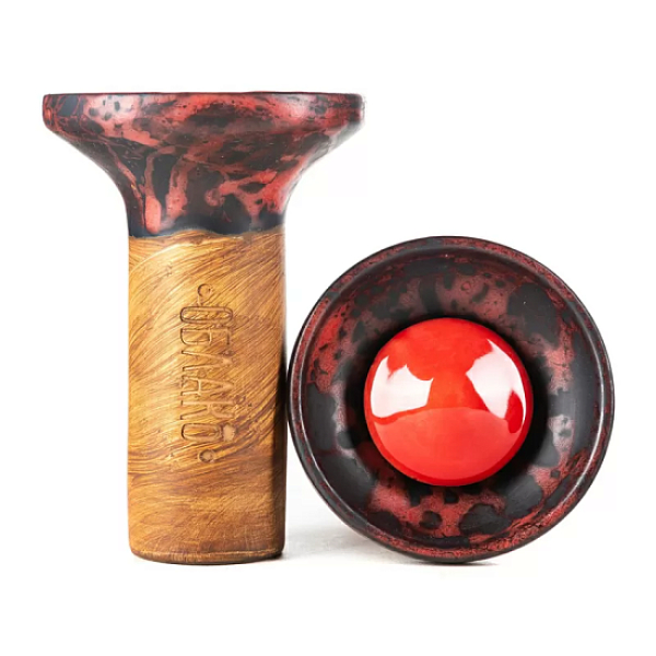 Чаша Облако Flow Red On Black Red Marble в Якутске