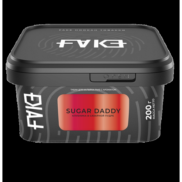 Табак Fake Sugar Daddy Клубника В Сахарной Пудре 200 грамм в Якутске