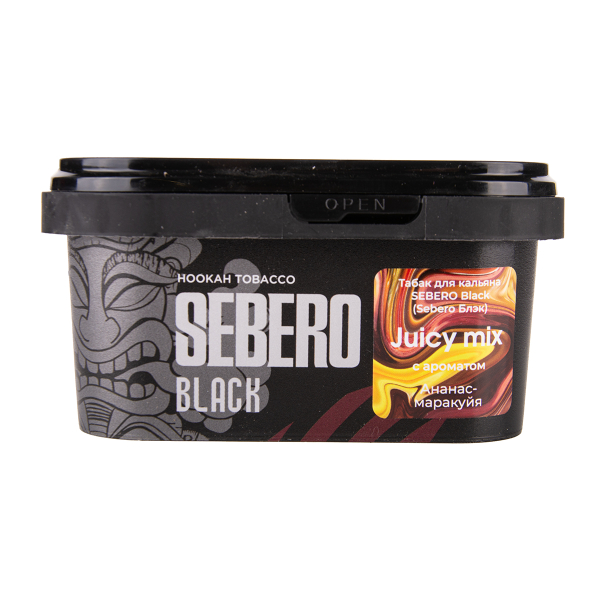Табак Sebero Black Black Juicy Mix 200 грамм в Якутске