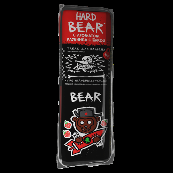 Табак Хулиган Hard Bear Клубника С Елкой 200 грамм в Якутске