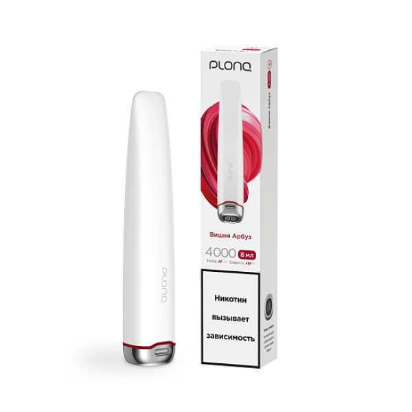 Электронка Plonq Plus Pro Вишня Арбуз 4000 затяжек в Якутске