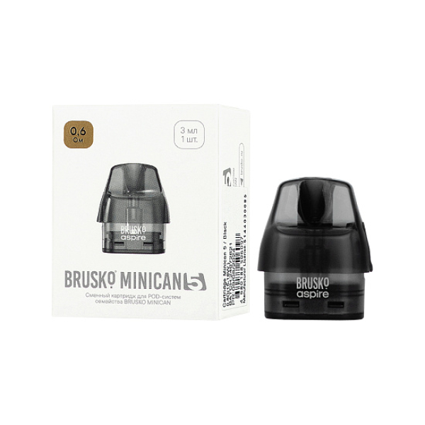 Сменный картридж Brusko Minican 5 0.6 Ом (3 мл, 1 шт.) в Якутске