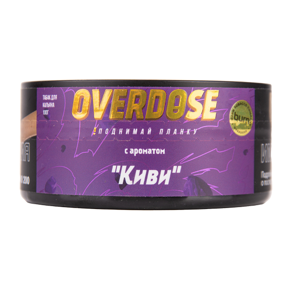 Табак Overdose Kiwi 100 грамм в Якутске