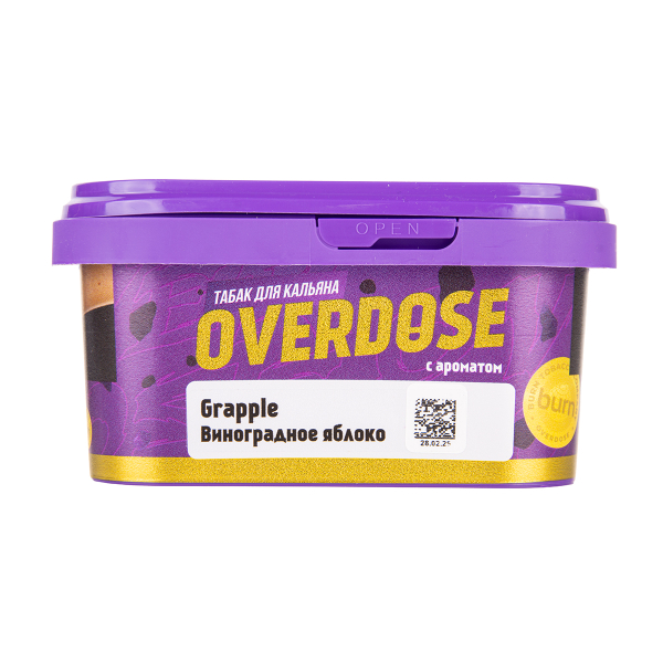 Табак Overdose Grapple 200 грамм в Якутске