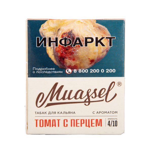 Табак Muassel Medium Томат С перцем 40 грамм в Якутске