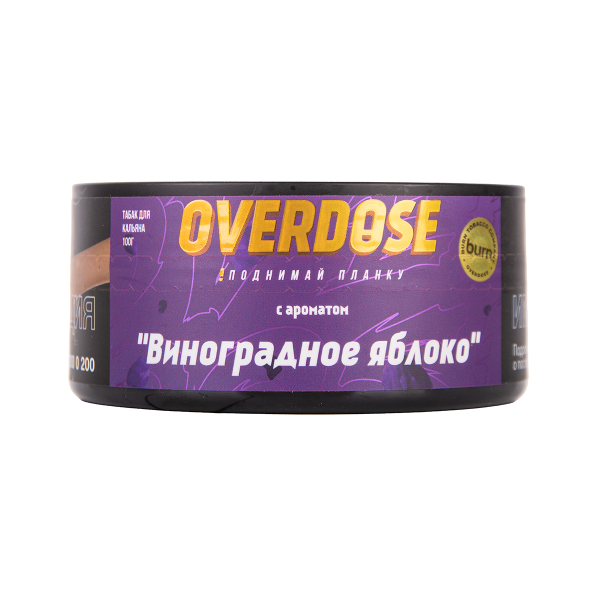 Табак Overdose Grapple 25 грамм в Якутске