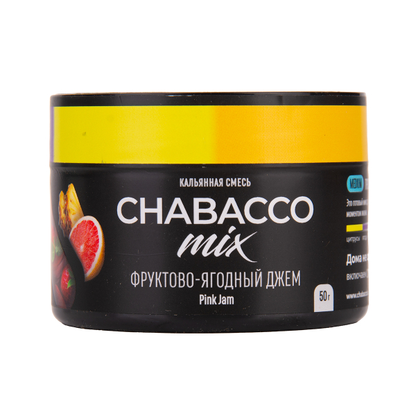 Бестабачная смесь Chabacco Mix Medium Pink Jam 40 грамм в Якутске
