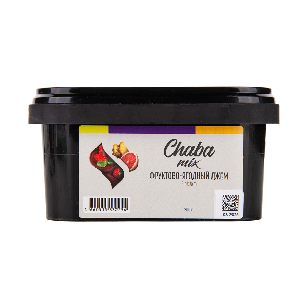 Безникотиновая смесь Chaba Pink Jam Nicotine Free 200 грамм в Якутске