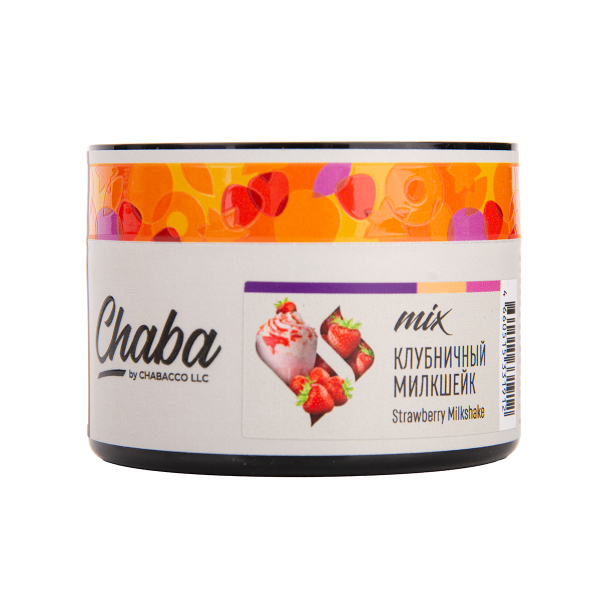 Бестабачная смесь Chaba Mix Strawberry Milkshake Nicotine Free 50 грамм в Якутске