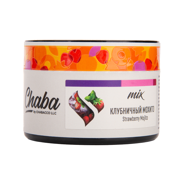 Бестабачная смесь Chaba Mix Strawberry Mojito Nicotine Free 50 грамм в Якутске