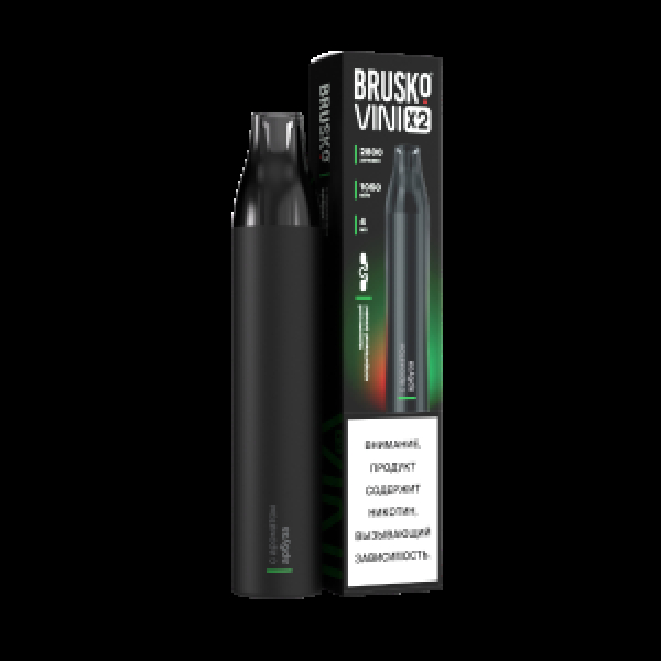 Электронка Brusko Vini X2 Арбуз 2800 затяжек в Якутске