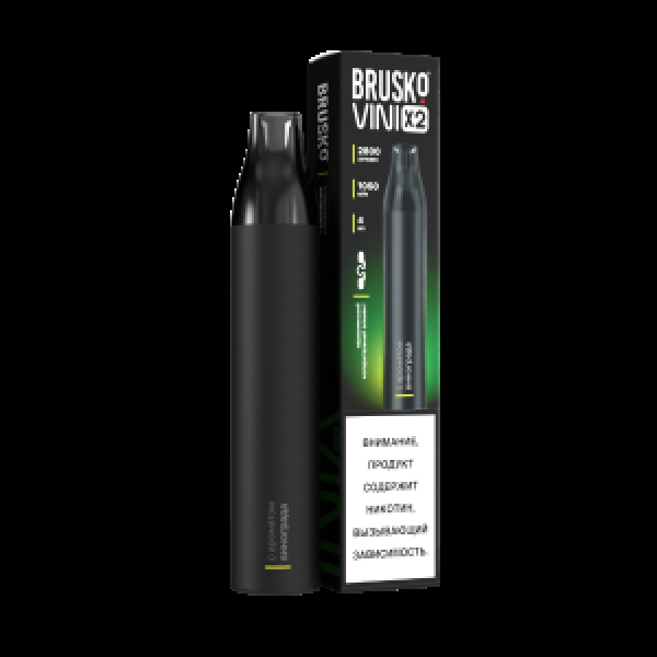 Электронка Brusko Vini X2 Грейпфрут 2800 затяжек в Якутске