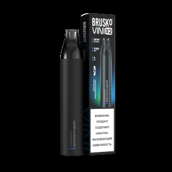 Электронка Brusko Vini X2 Фруктовое Драже 2800 затяжек в Якутске