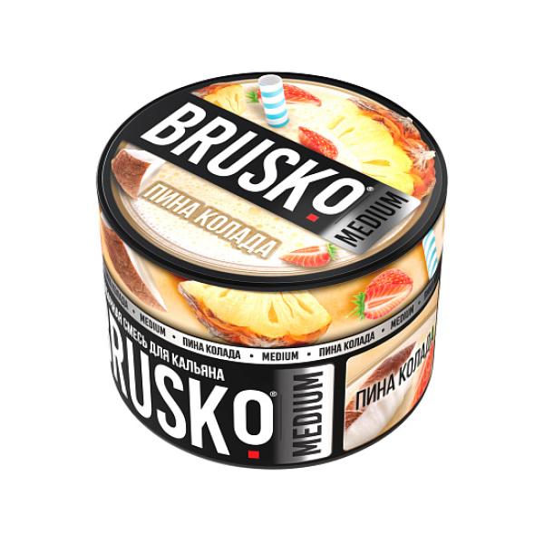 Бестабачная смесь Brusko Zero Пина Колада 50 грамм в Якутске